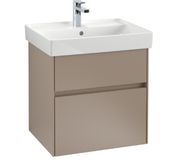 Photo The cabinet under the sink of Villeroy & Boch Collaro C00800DH glossy white