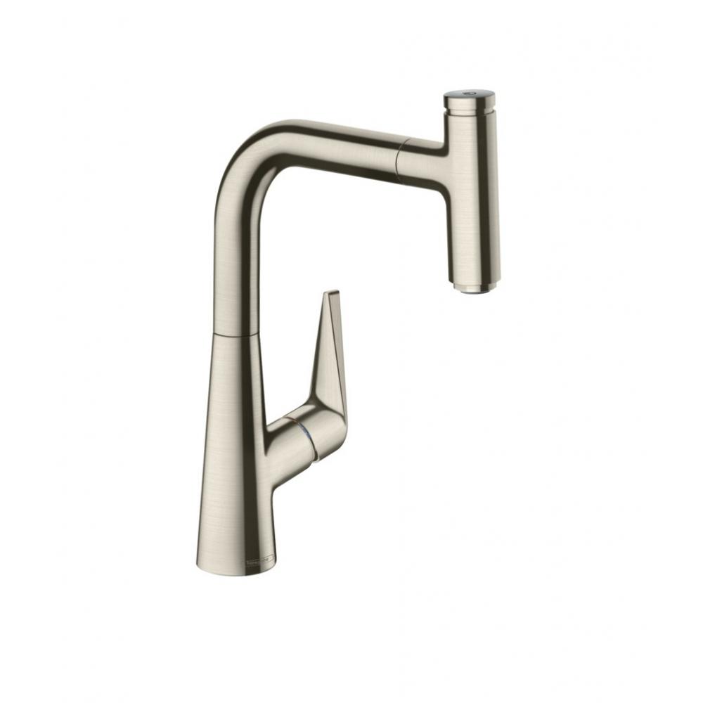 Photo Kitchen mixer hansgrohe Talis Select M51 72822800 with hood, steel