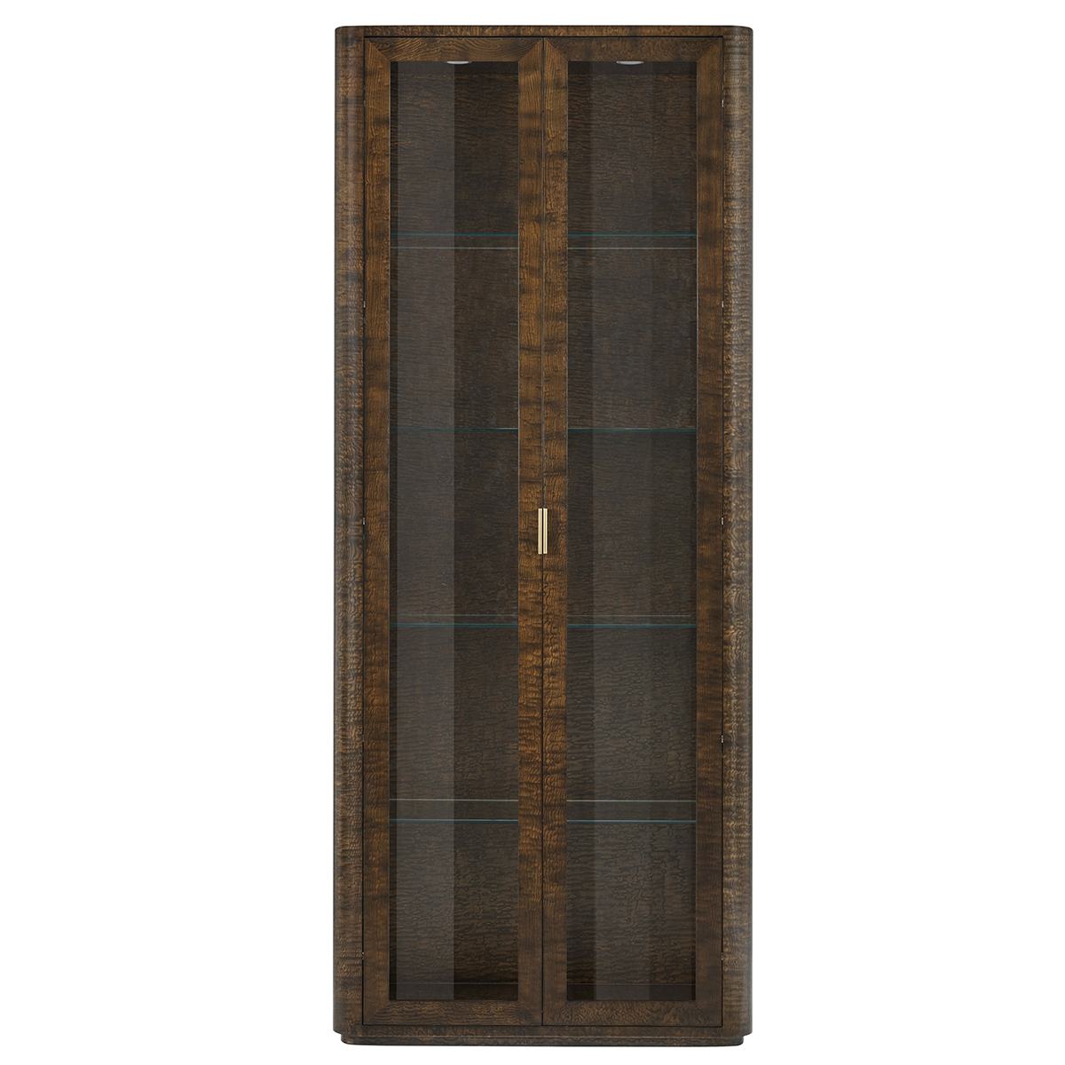 Photo Kesden Curio showcase (brown finish)