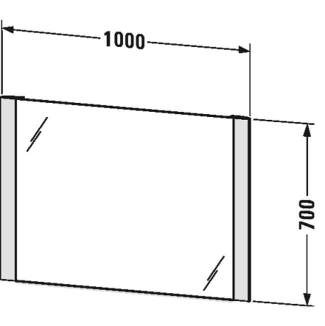 Photo Duravit Durastyle 100x70 LM786700000