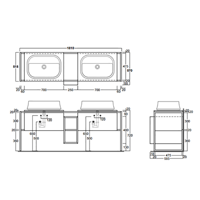 Photo Simas Frame 180 FM2 Grey Ashwood
