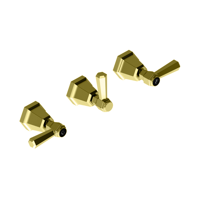 Photo Shower mixer Stella Eccelsa Leve EL 01301 AU00 gold