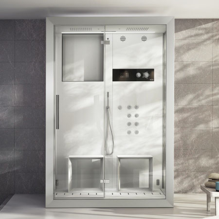 Photo Shower cabin Jacuzzi Frame IN2 9448-27619 black/chrome