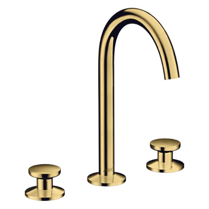 Photo Axor One 48070990 grinding gold sink mixer