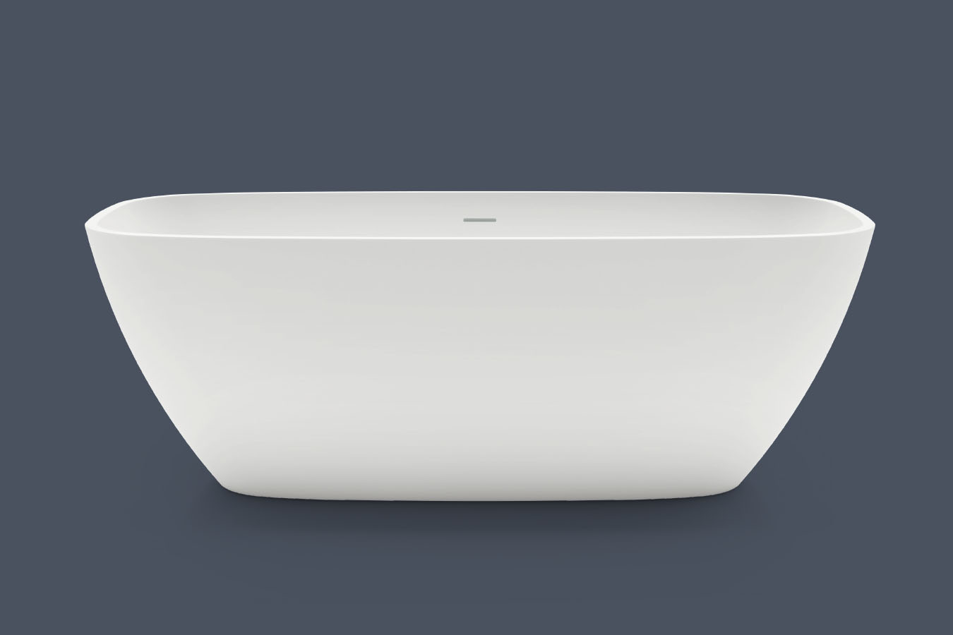 Photo freestanding bath Gruppo Treesse Brio 170x72 V297BO matte white