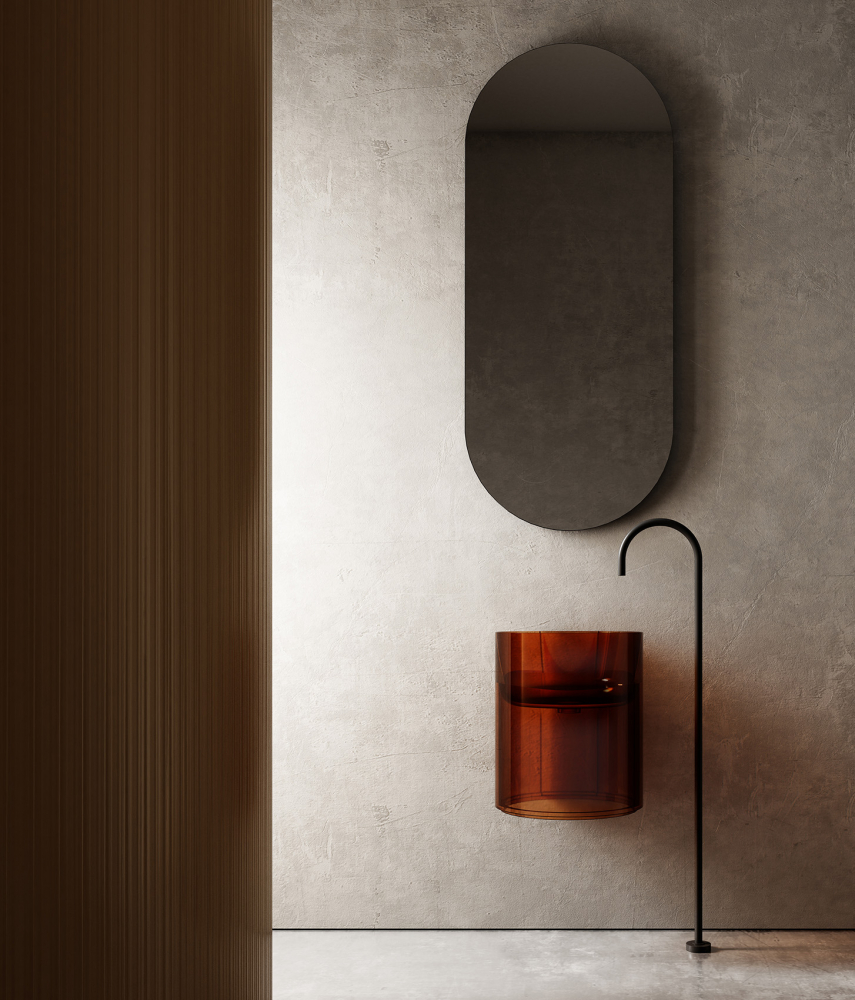 Photo Abber Kristall 42 AT2704Opal brown sink