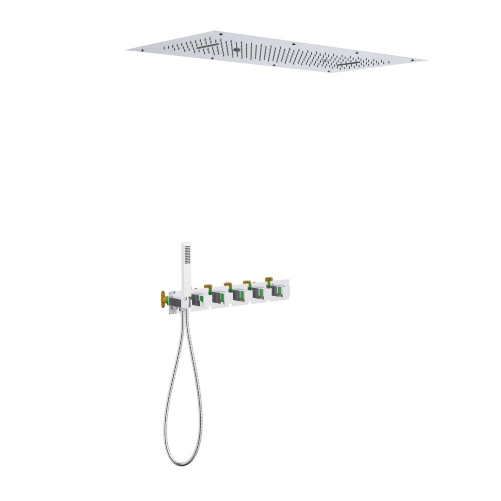 Photo Shower system with Timo Petruma SX-5329/00SM chrome