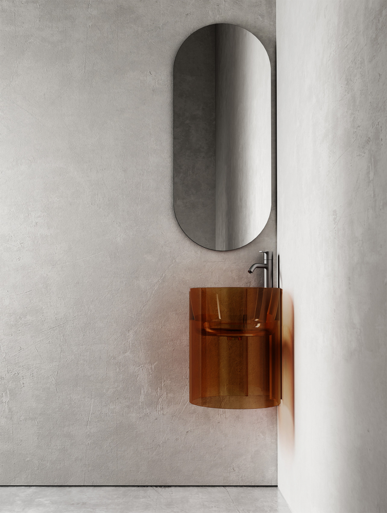 Photo Abber Kristall 42.2 AT2705Opal brown sink
