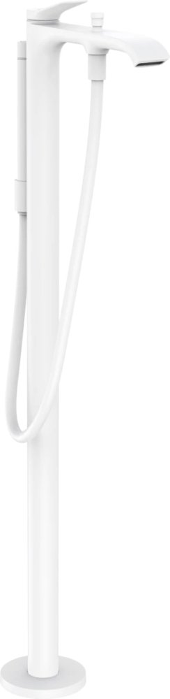 Photo Floor mixer for bath hansgrohe Vivenis 75445700 matte white