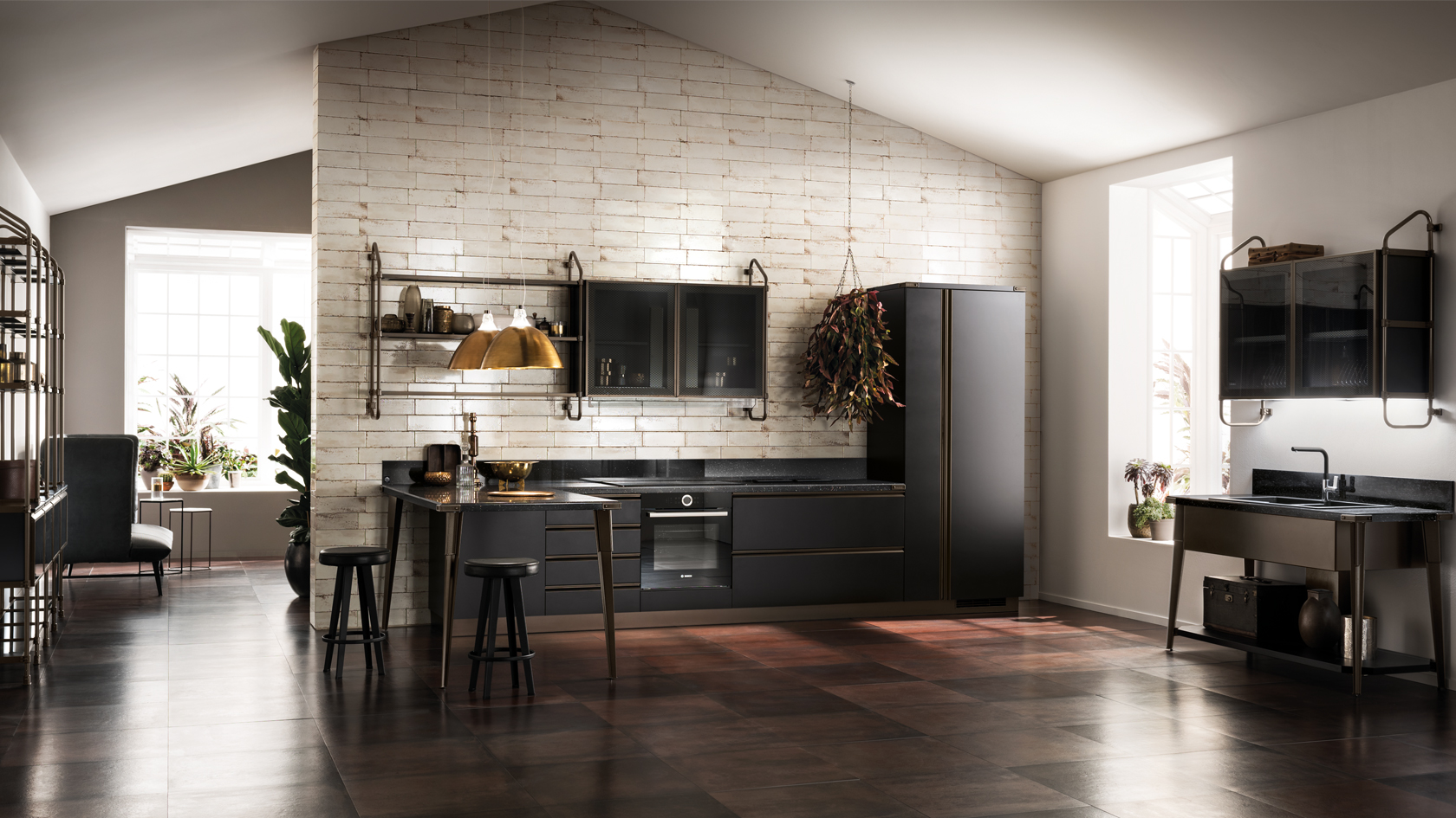Photo Scavolini Diesel Open Workshop with the island