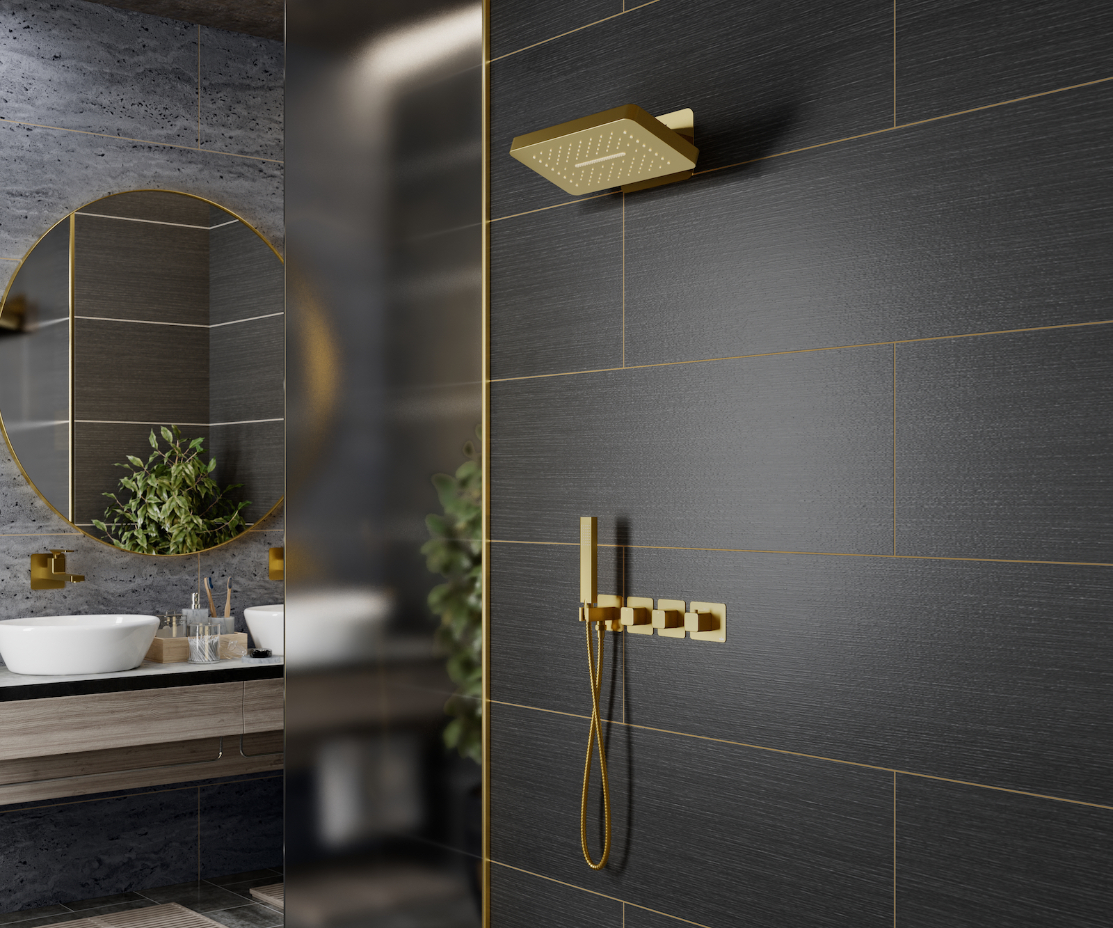 Photo Shower sets Timo Petruma SX-5249/17SM gold matte