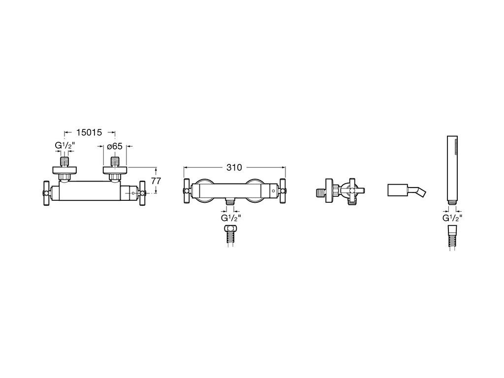 Photo Shower mixer Roca Loft 5A1343C00 chrome
