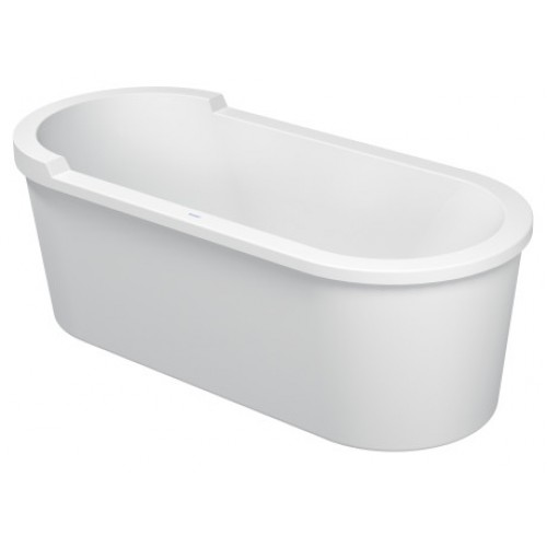 Photo Acrylic bath Duravit Starck 180x80 700010000000000 with two slopes for the back