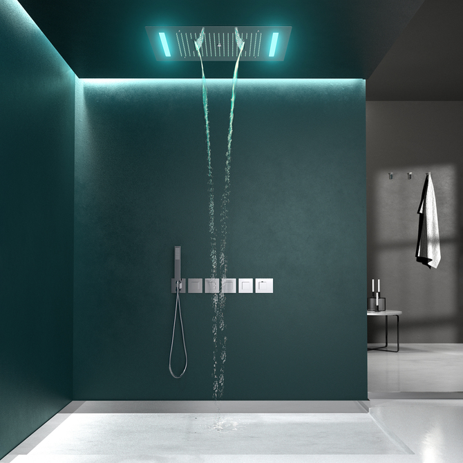 Photo Shower system with Timo Petruma SX-5229/00SM chrome