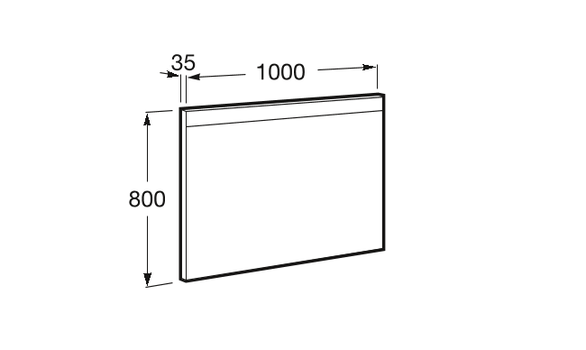 Photo Mirror Roca Prisma 812266000