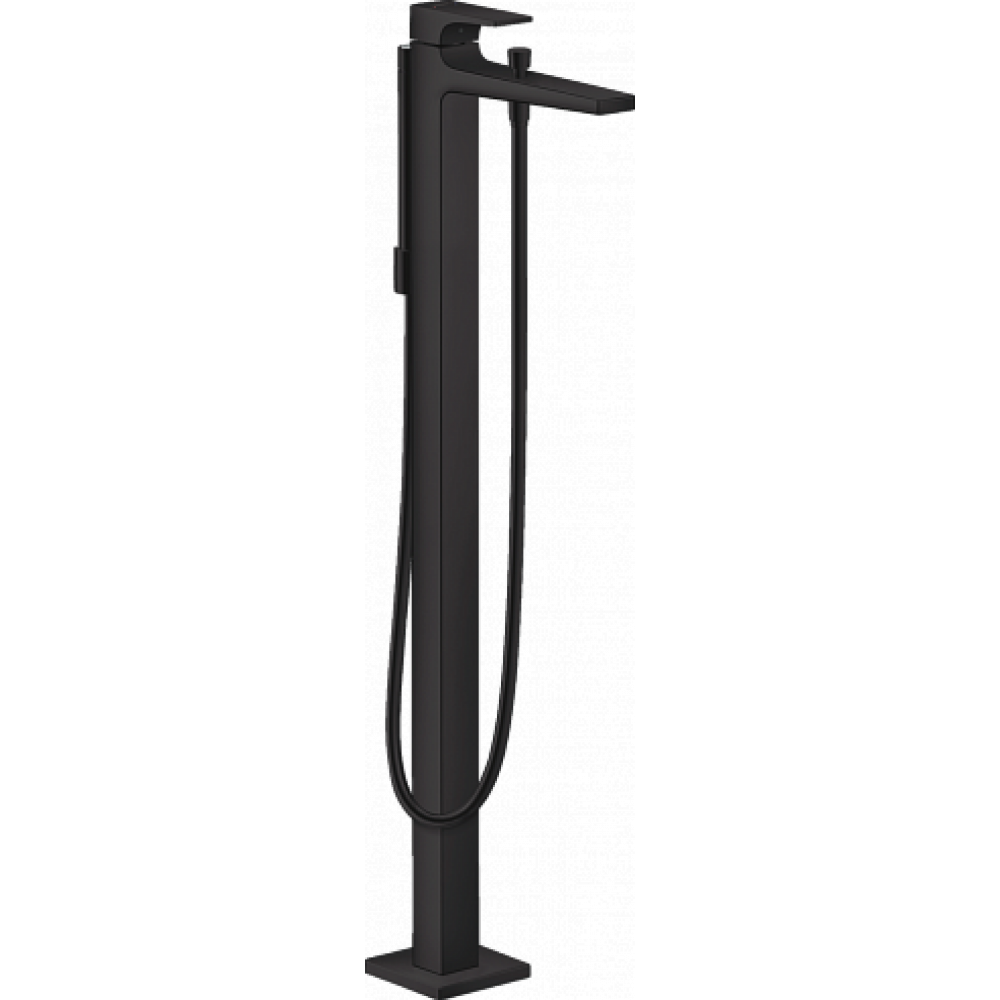 Photo Bath mixer hansgrohe Metropol 32532670 floor, matte black
