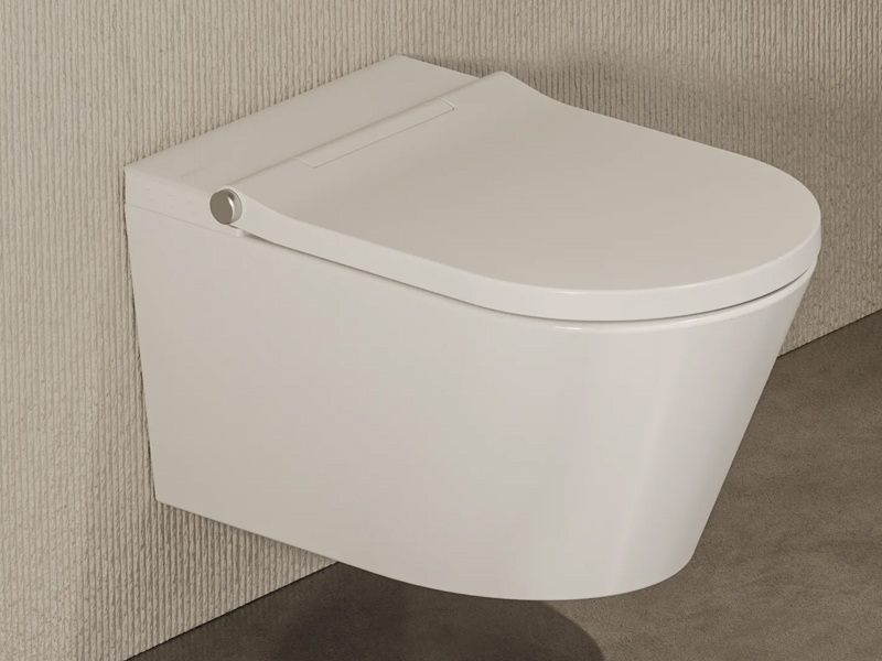 Photo Hatria H-Smart Y9D301 suspended toilet with bidet lid