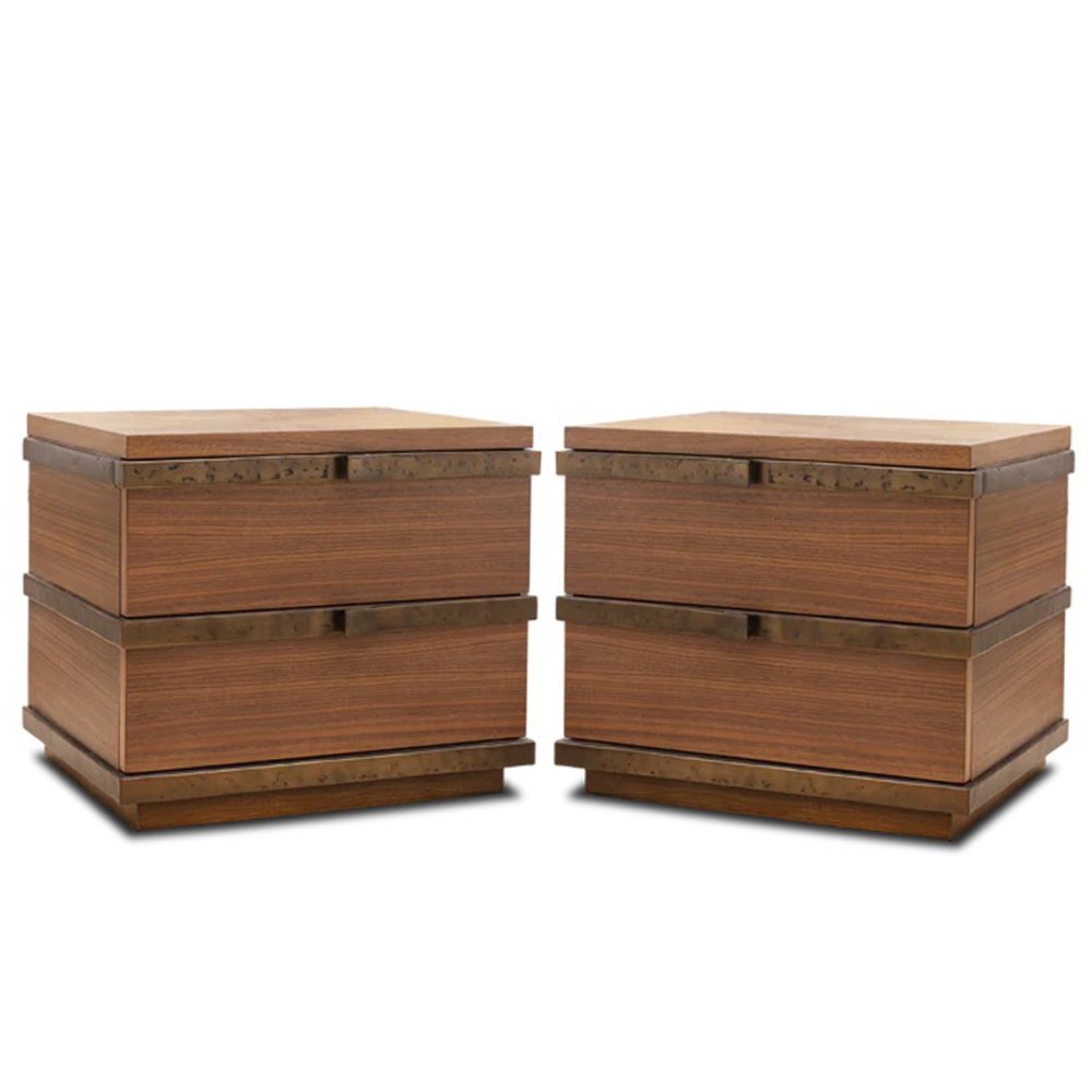 Photo A set of two Sylas bedside tables