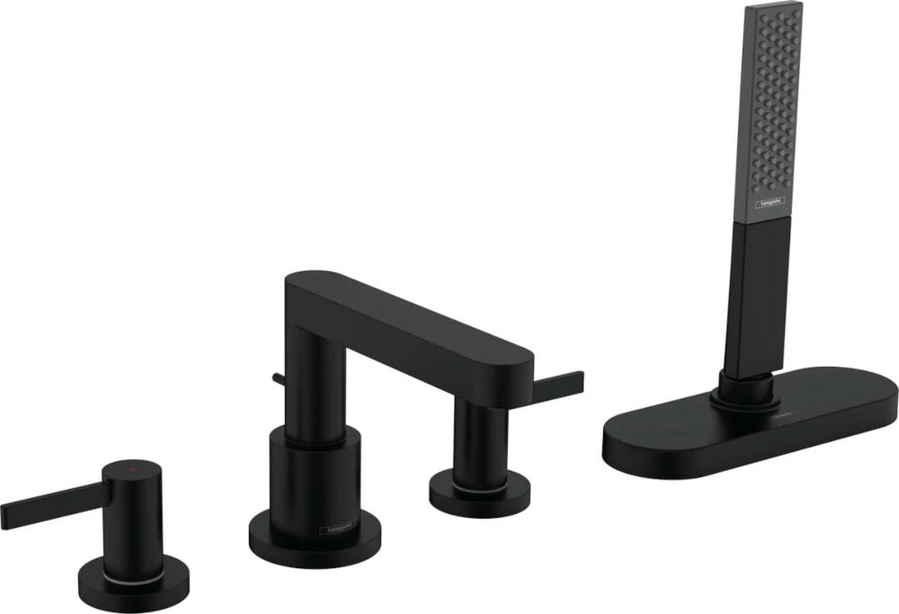Photo Bath mixer hansgrohe Finoris 76444670 black