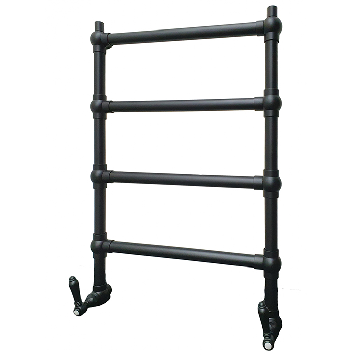 Photo Towel warmer water Nicolazzi El Capitan 55x80.3 5528CLNEM69 black matte