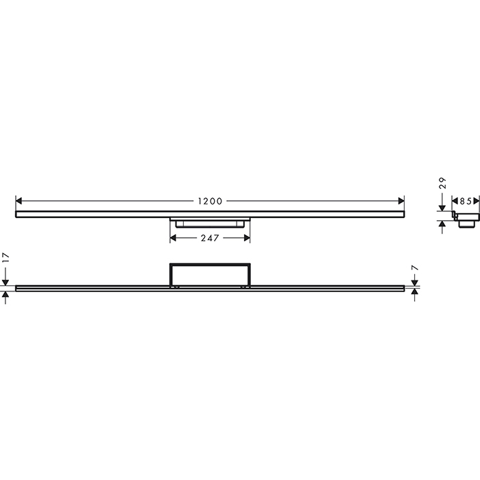 Photo Grille for the Hansgrohe Raindrain 56223000