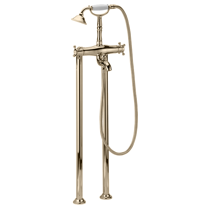 Photo Bath mixer Huber Victorian VTT390102A steel