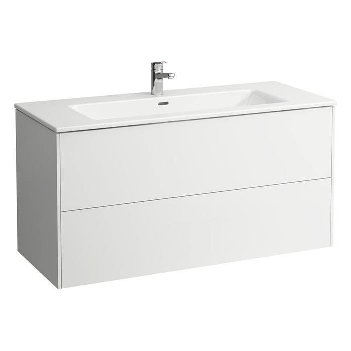 Photo Laufen Pro 120 sink cabinet 8.6496.3.261.104.1 white