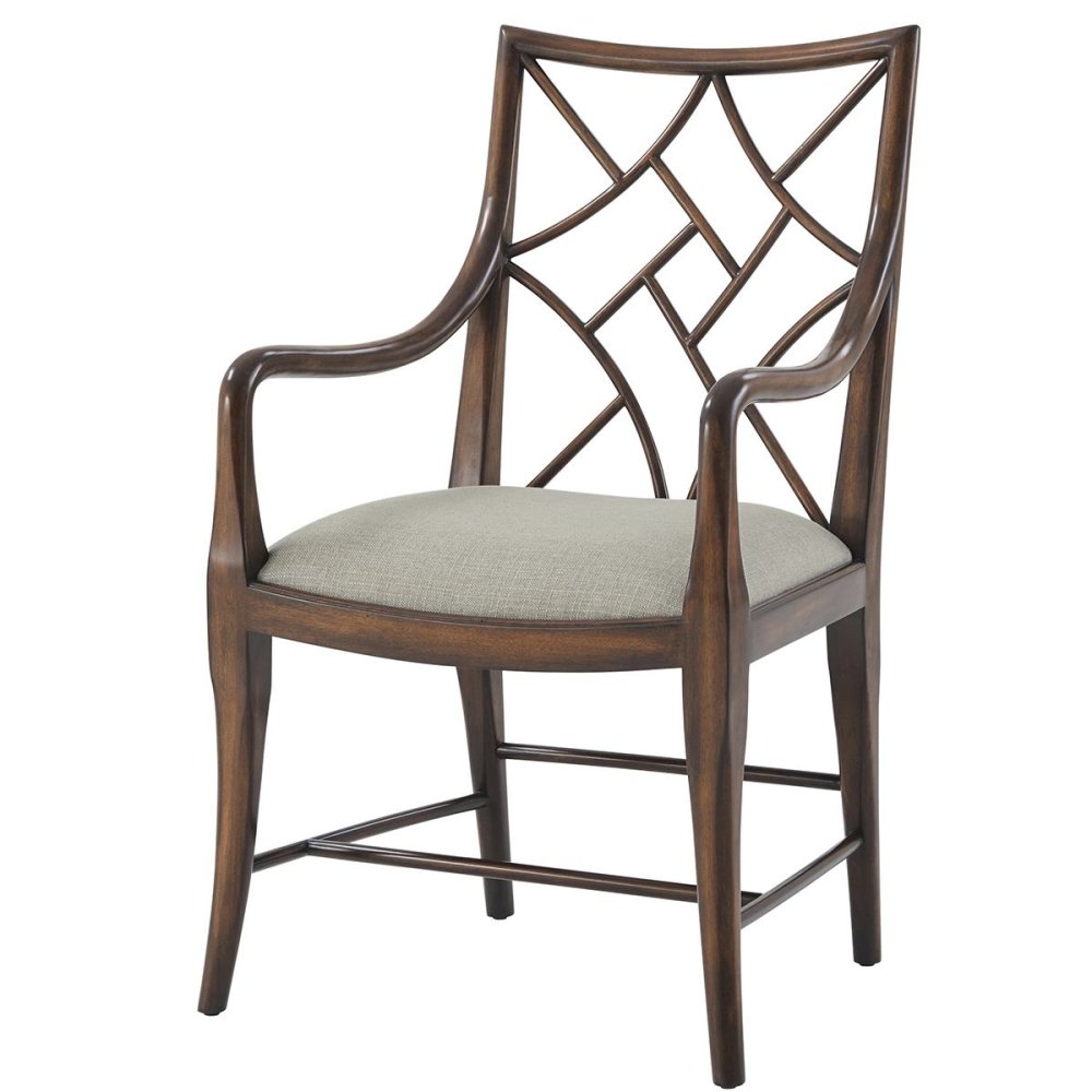 Photo Delicate Trellis chair (with armrests)