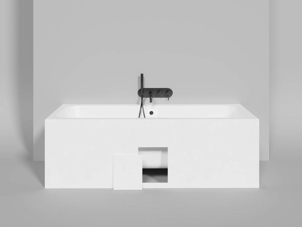 Photo Bath of artificial stone Salini Orlando Axis 180x80 103212G