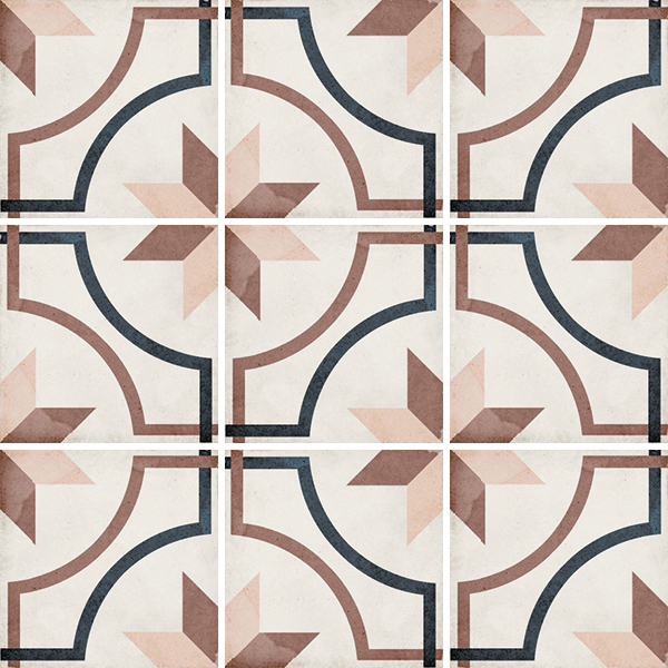 Photo ART NOUVEAU EMBASSY colour (24409) 20x20 by Equipe Ceramicas