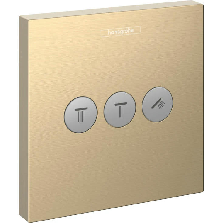 Photo Flow switch for shower hansgrohe ShowerSelect 15764140 grinded bronze