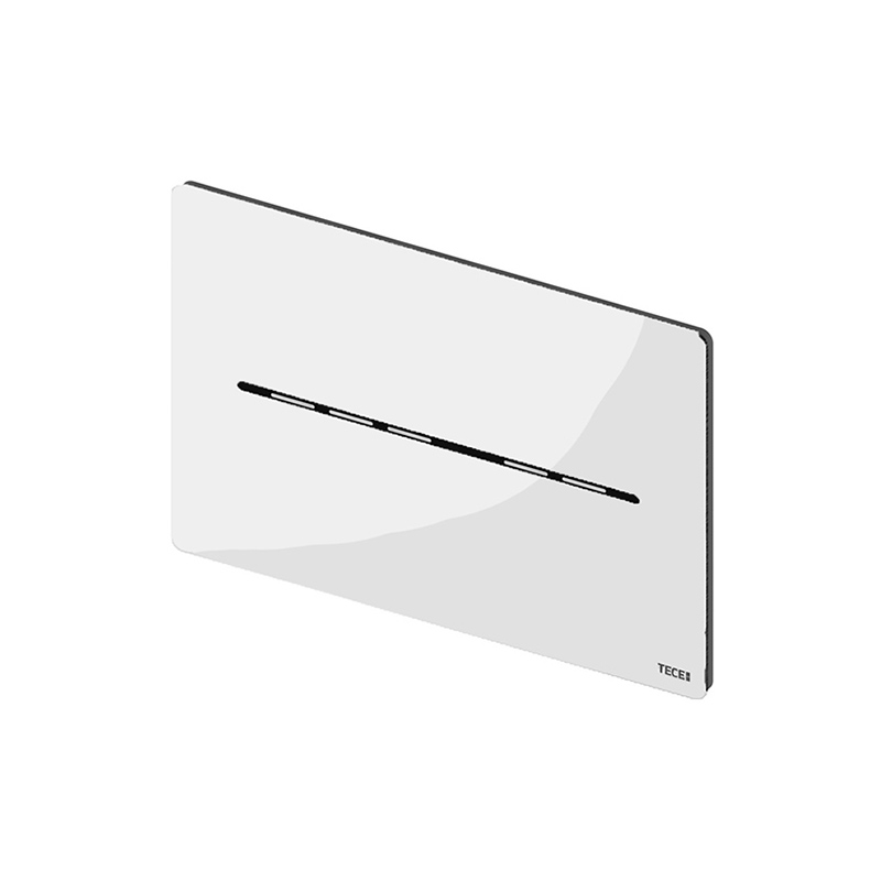 Photo flush plate Tece TECEsolid 9240462 white glossy