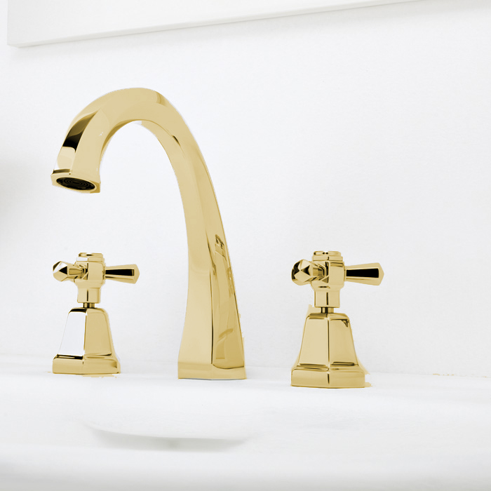 Photo Stella Eccelsa sink mixer EC 00022 AU00 gold
