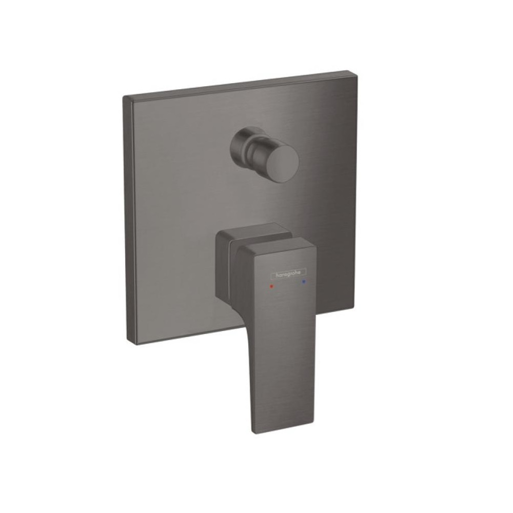 Photo Bath mixer hansgrohe Metropol 32546340 with built-in protective combination, CM, polished black chrome