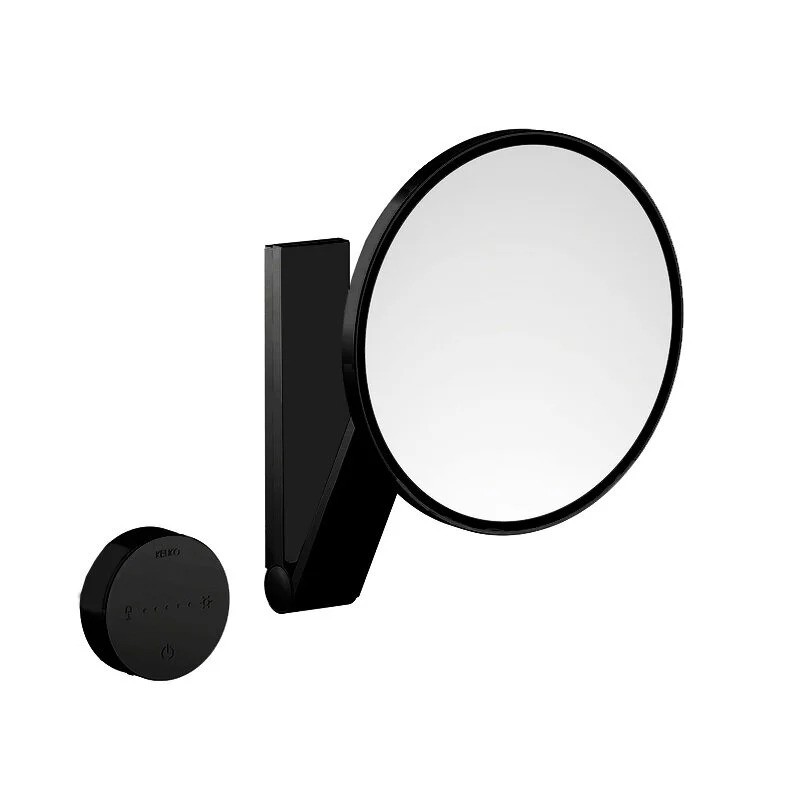 Photo Cosmetic mirror Keuco iLook move 17612139002 chrome black polished