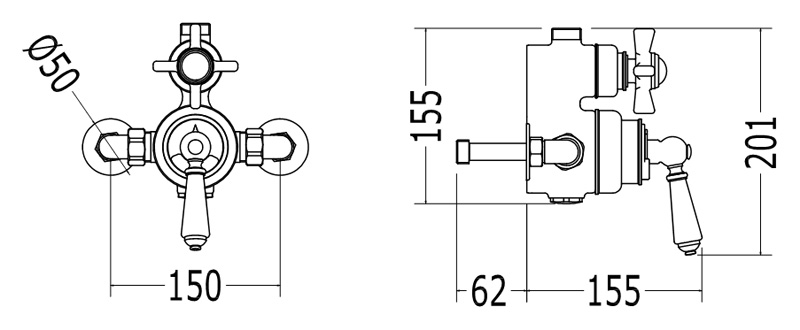 Photo Devon & Devon MARM74 shower mixer