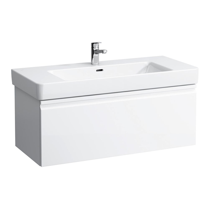 Photo Laufen Pro 101 4.8355.2.096.463.1 sink cabinet white