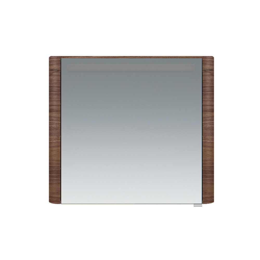 Photo Mirror cabinet with backlit AM.PM Sensation 80 M30MCL0801NF left-handed, nut textured