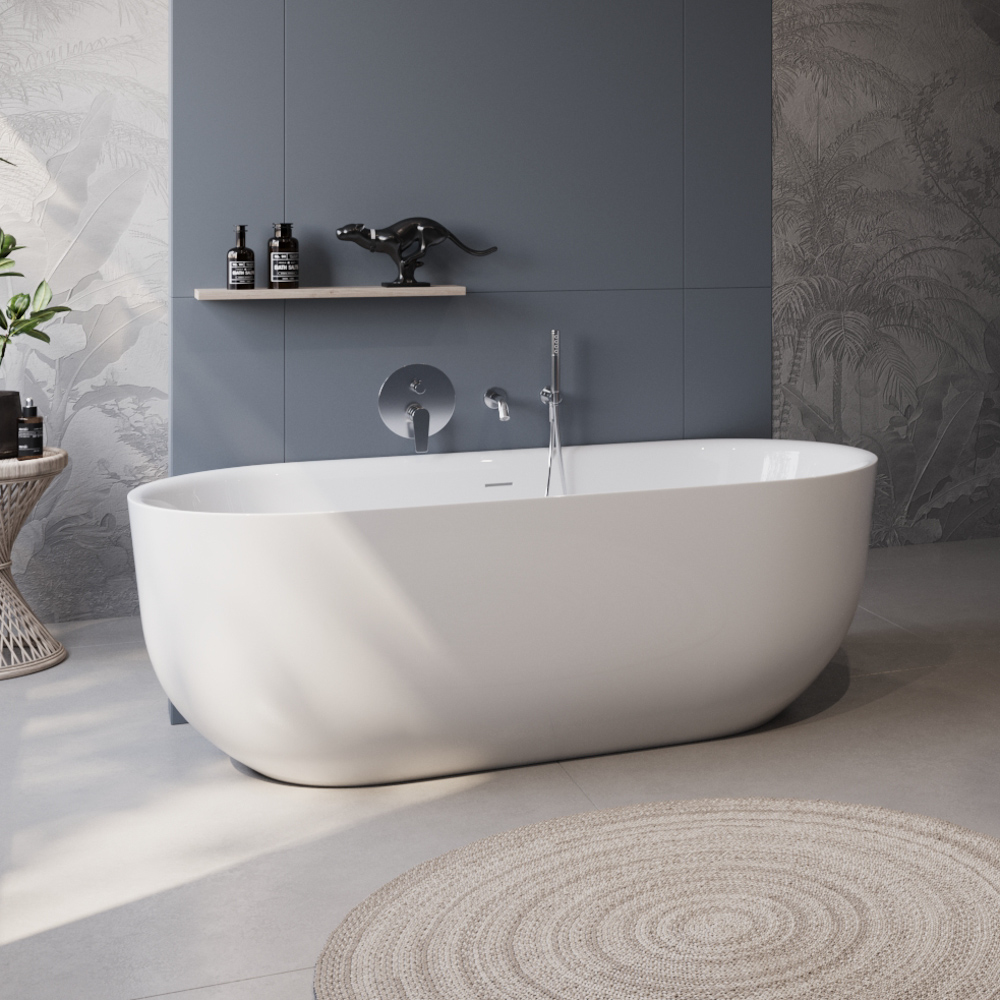 Photo Acrylic bath BelBagno 180x80 BB706-1800-800