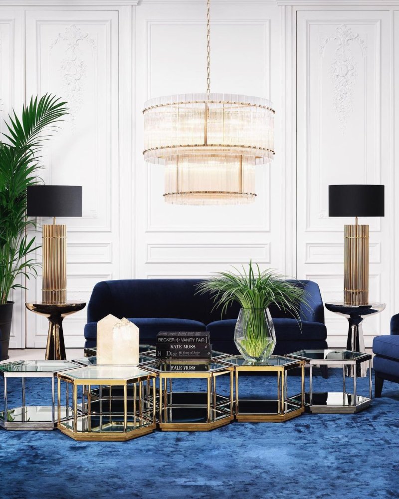 Photo A set of four Sax coffee tables (steel)