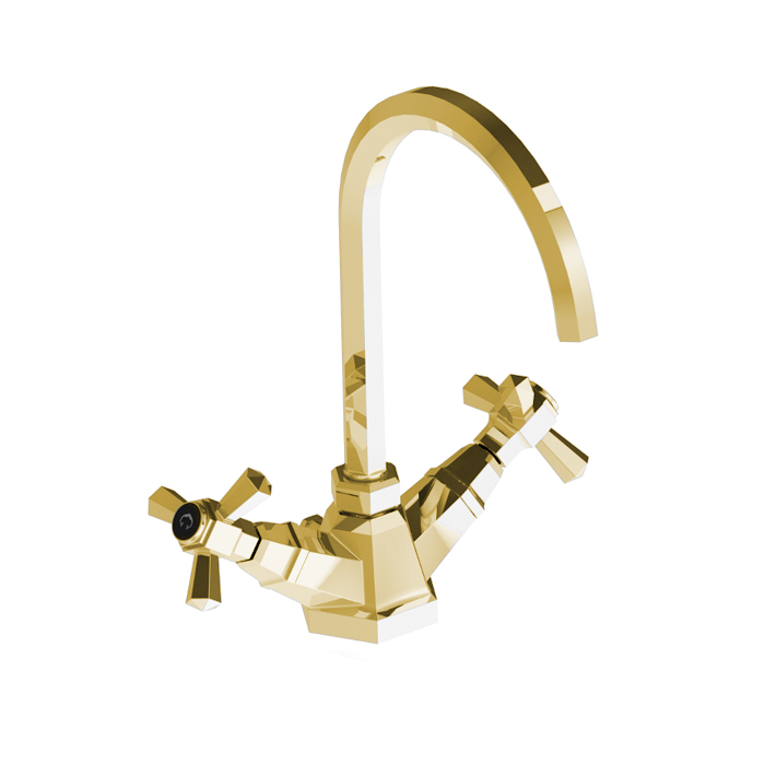 Photo Stella Eccelsa sink mixer EC 00004 AU00 gold