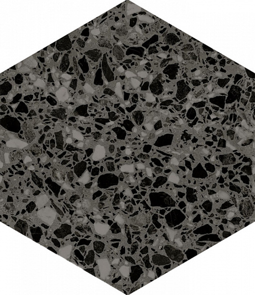 Photo Terrazzo Graphite (123381) 32x36.8 by DNA Tiles