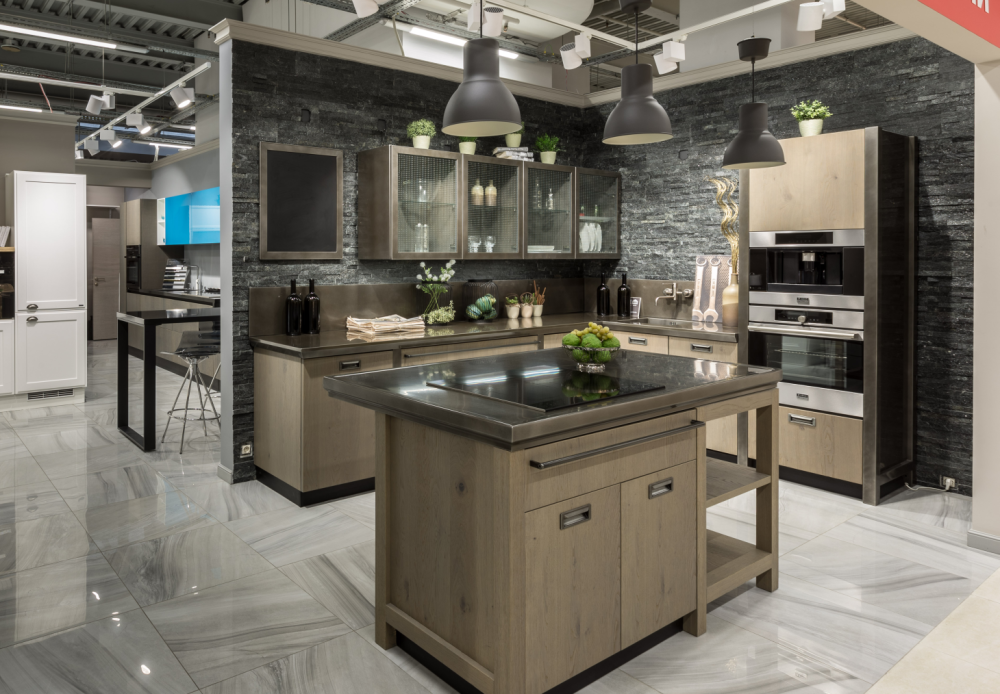 Photo The best offer for the premium kitchen! SCAVOLINI Kitchen Furniture Set DIESEL + Island