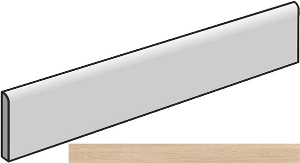 Photo Border ECO CHIC BATT. Naturale RET (PF60004947) 6.5x120 by ABK Ceramiche