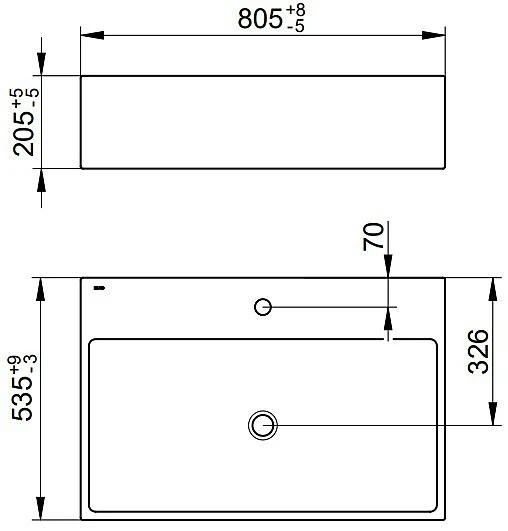 Photo Keuco Edition sink 90 80 39062318001