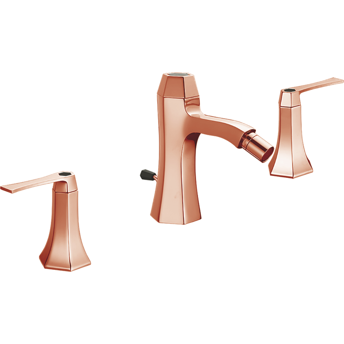 Photo Bidet mixer Cisal Cherie CF0012207E rose gold