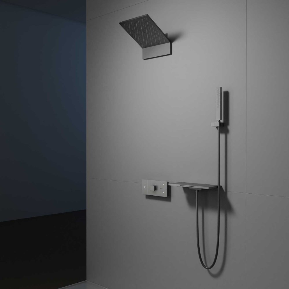 Photo Shower kit Vincea VSFW-2F11TGM Raw Steel