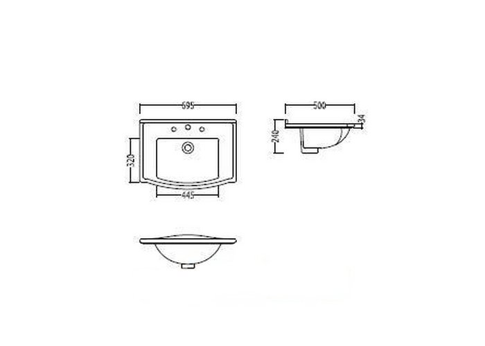 Photo Devon & Devon Westminster IBLI1FWES sink