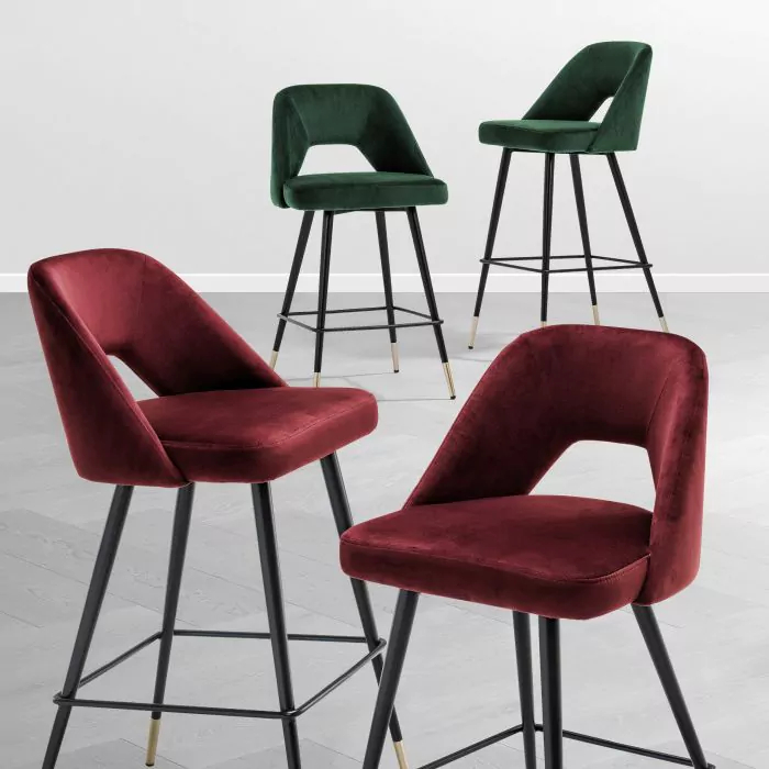 Photo Avorio Semibar Chair (green)