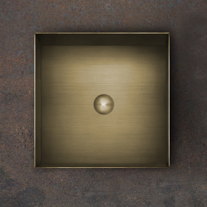 Photo Gessi sink 316 40 cm 54605#726 bronze